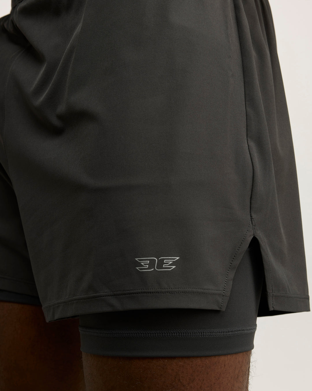 Men's Ultra 2 in 1 Shorts - Charcoal