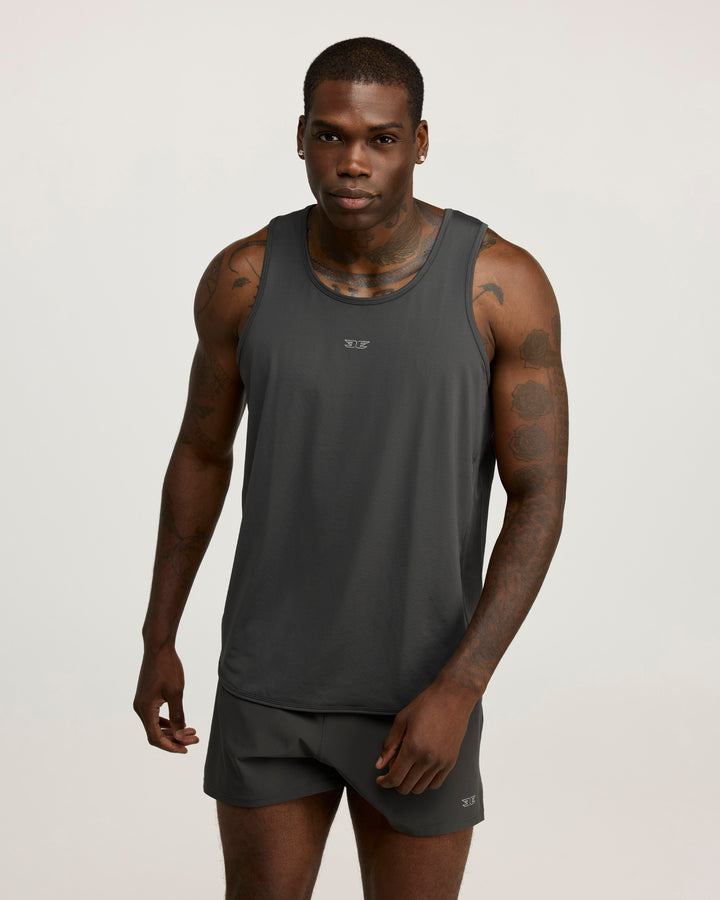 Men's ProSport Singlet - Charcoal