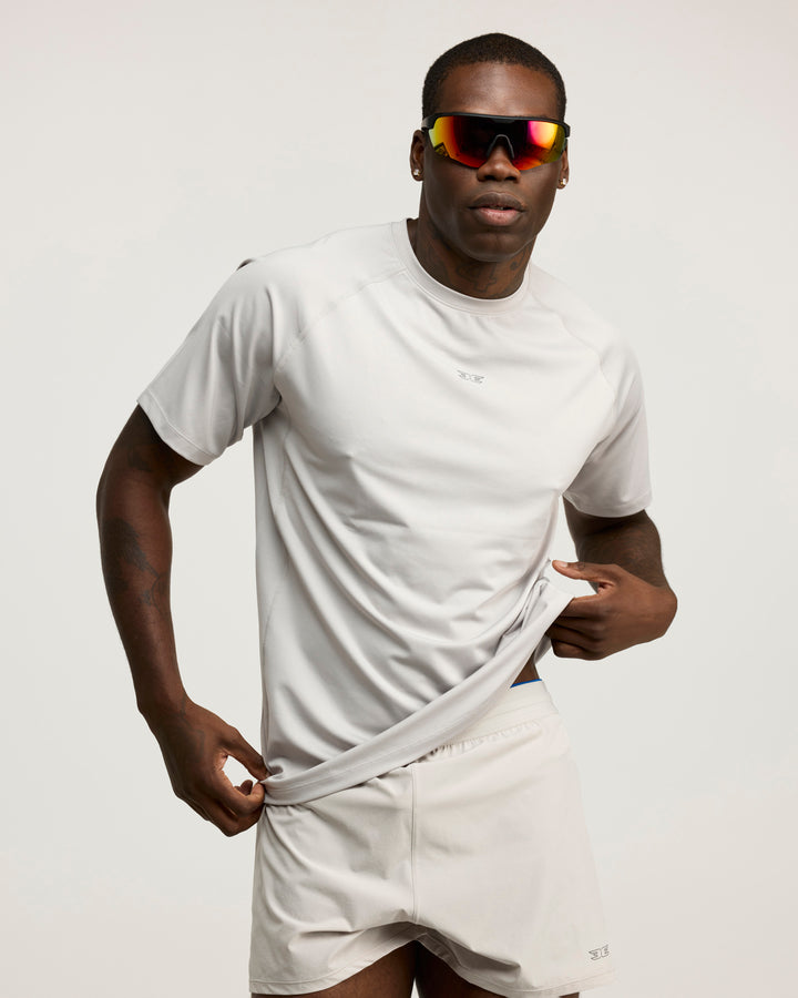 Men's ProSport Tee - Stone Grey