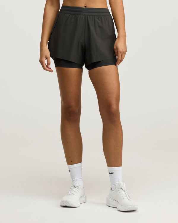 EE Ultra 2 in 1 Shorts - Charcoal