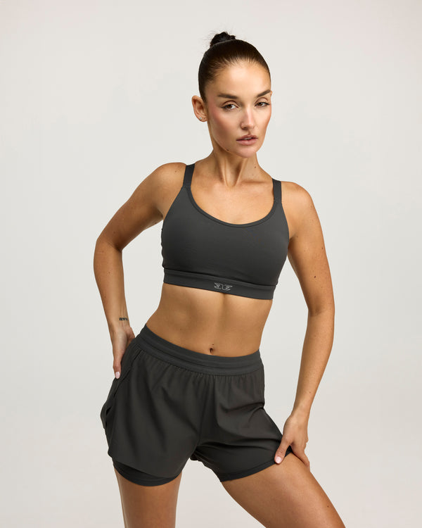 PerForm Train Bra - Charcoal