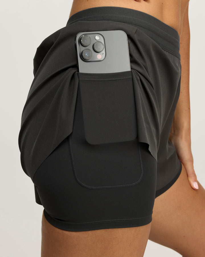 EE Ultra 2 in 1 Shorts - Charcoal