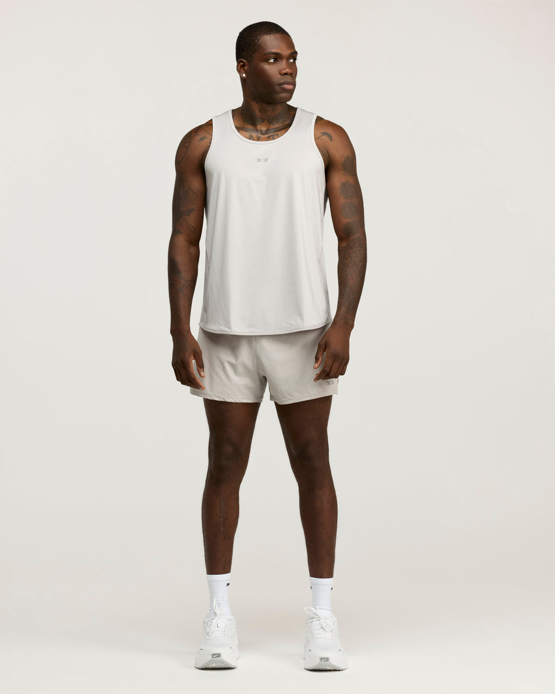 Men's ProSport Singlet - Stone Grey