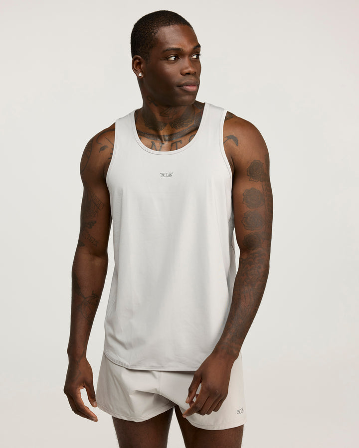 Men's ProSport Singlet - Stone Grey