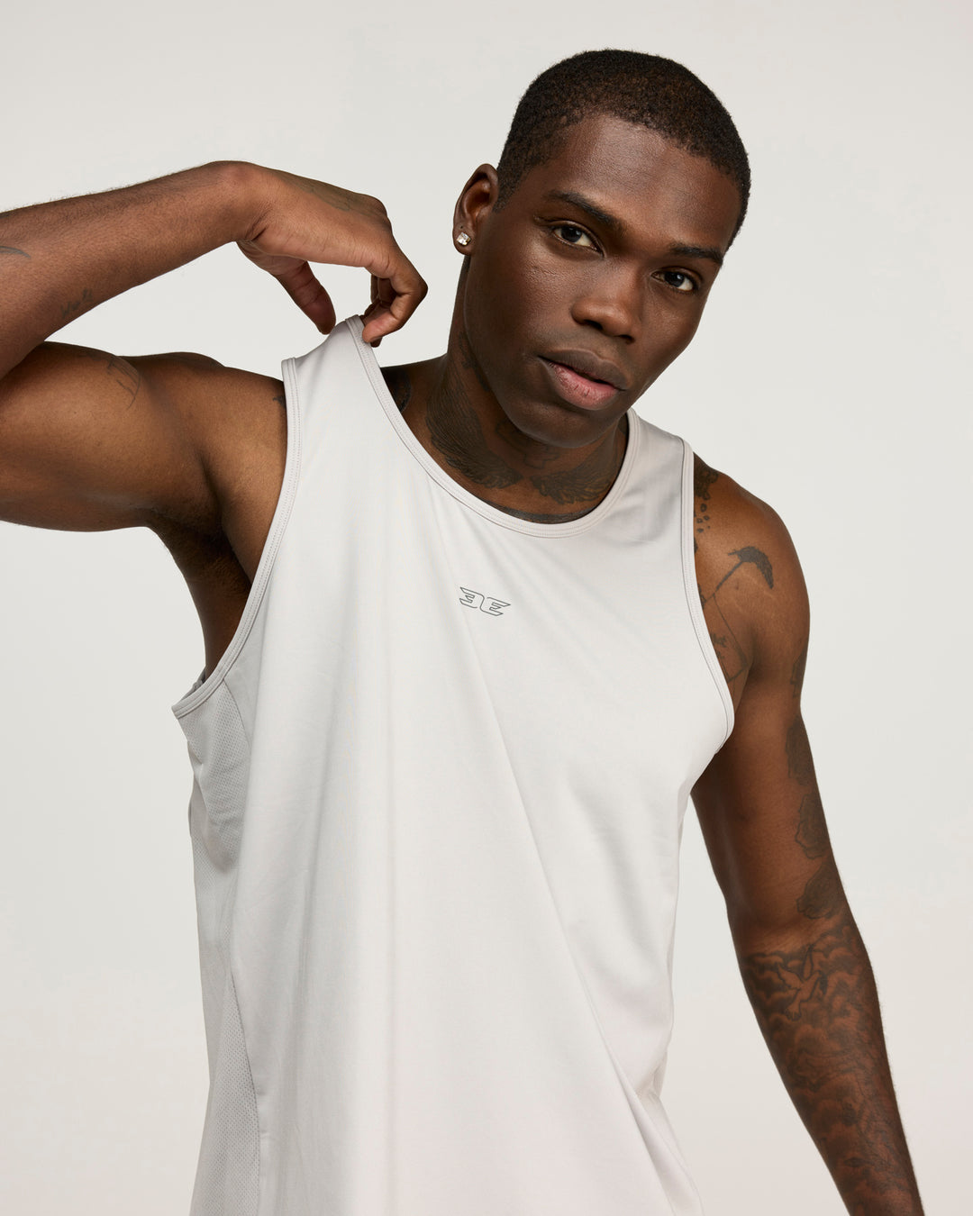 Men's ProSport Singlet - Stone Grey