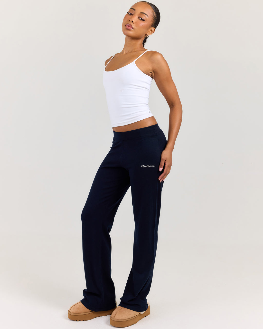 Lite Knit Pants - Navy