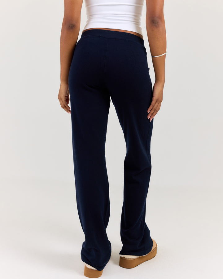 Lite Knit Pants - Navy