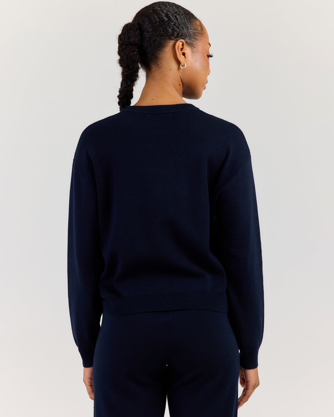 Lite Knit Crewneck - Navy