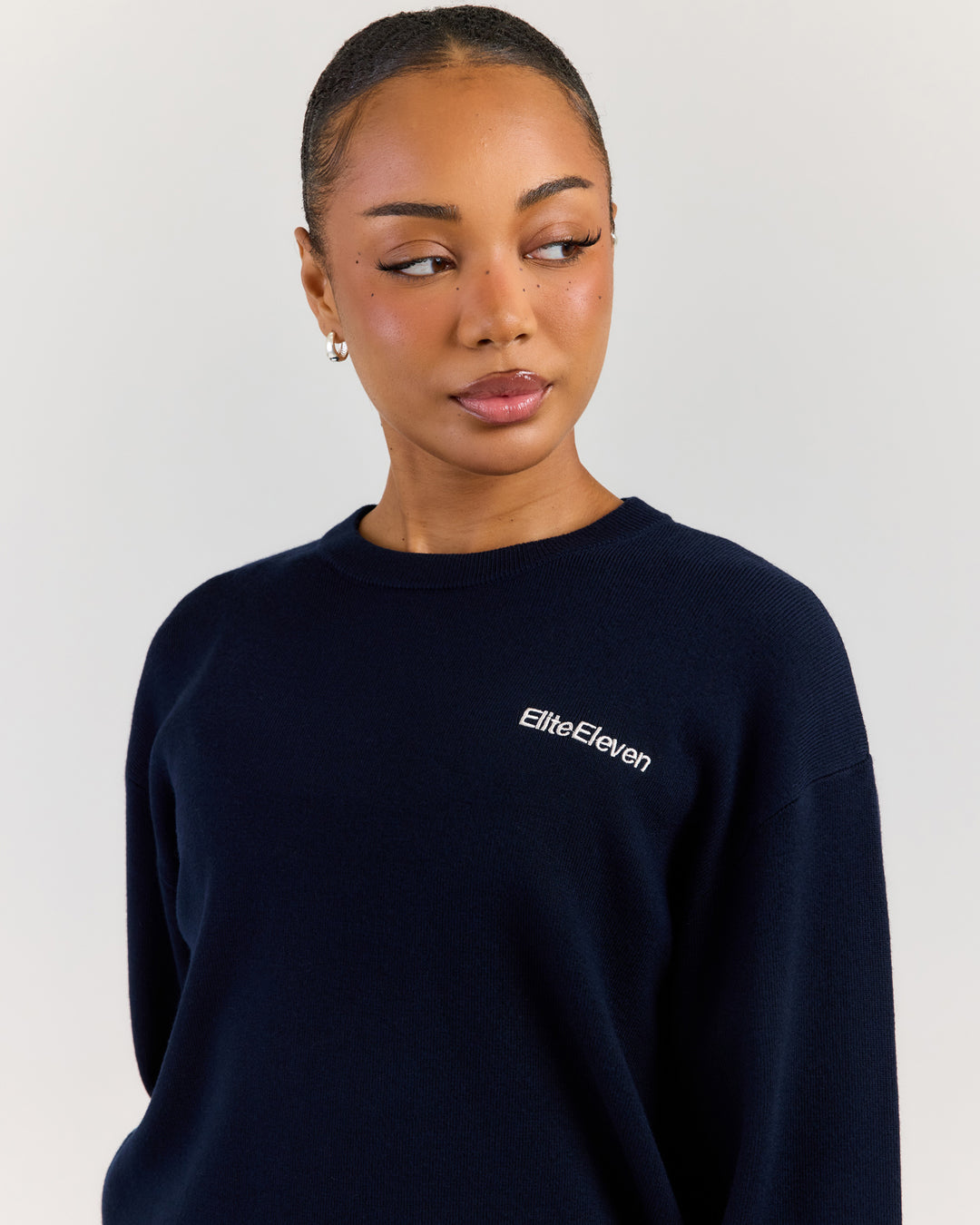 Lite Knit Crewneck - Navy