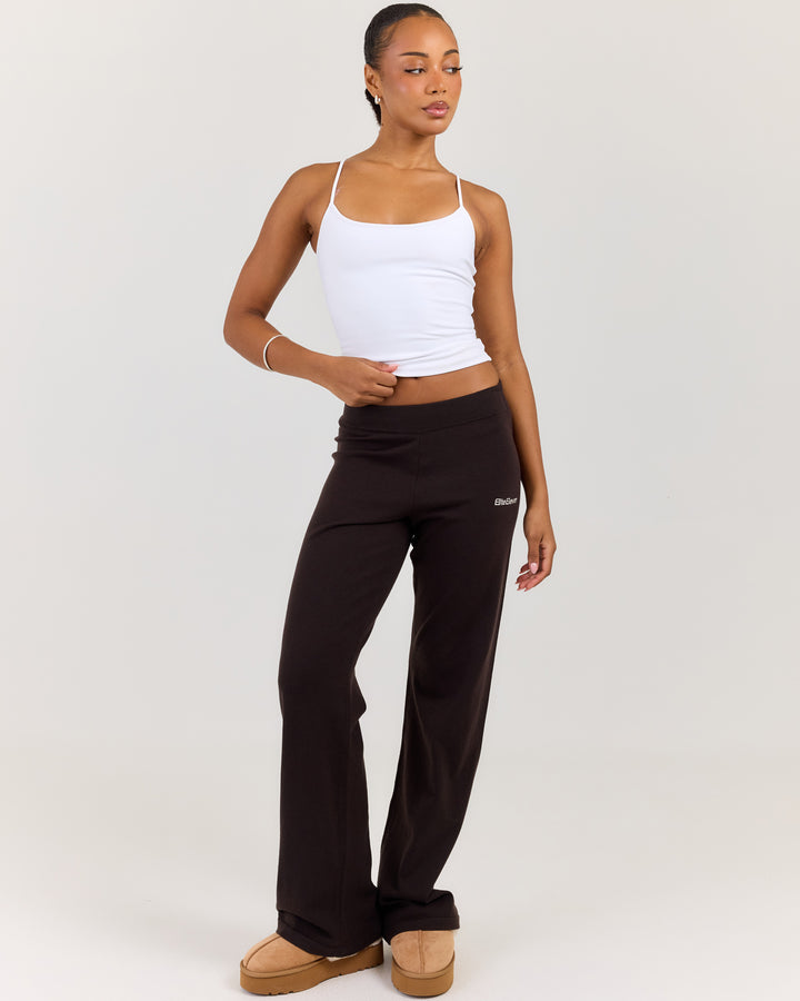 Lite Knit Pants - Coffee Bean