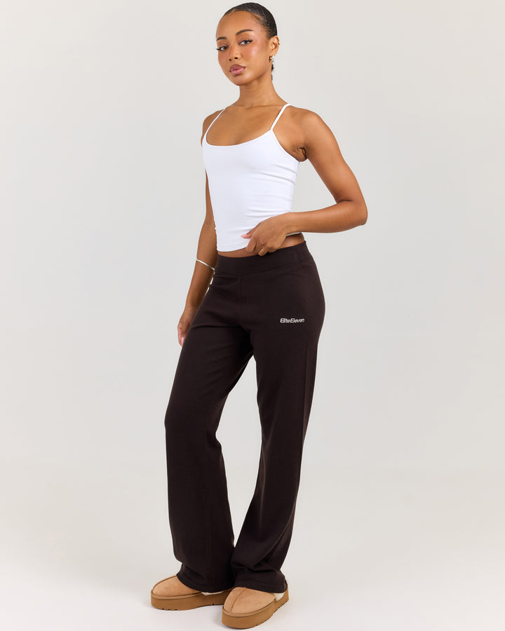 Lite Knit Pants - Coffee Bean