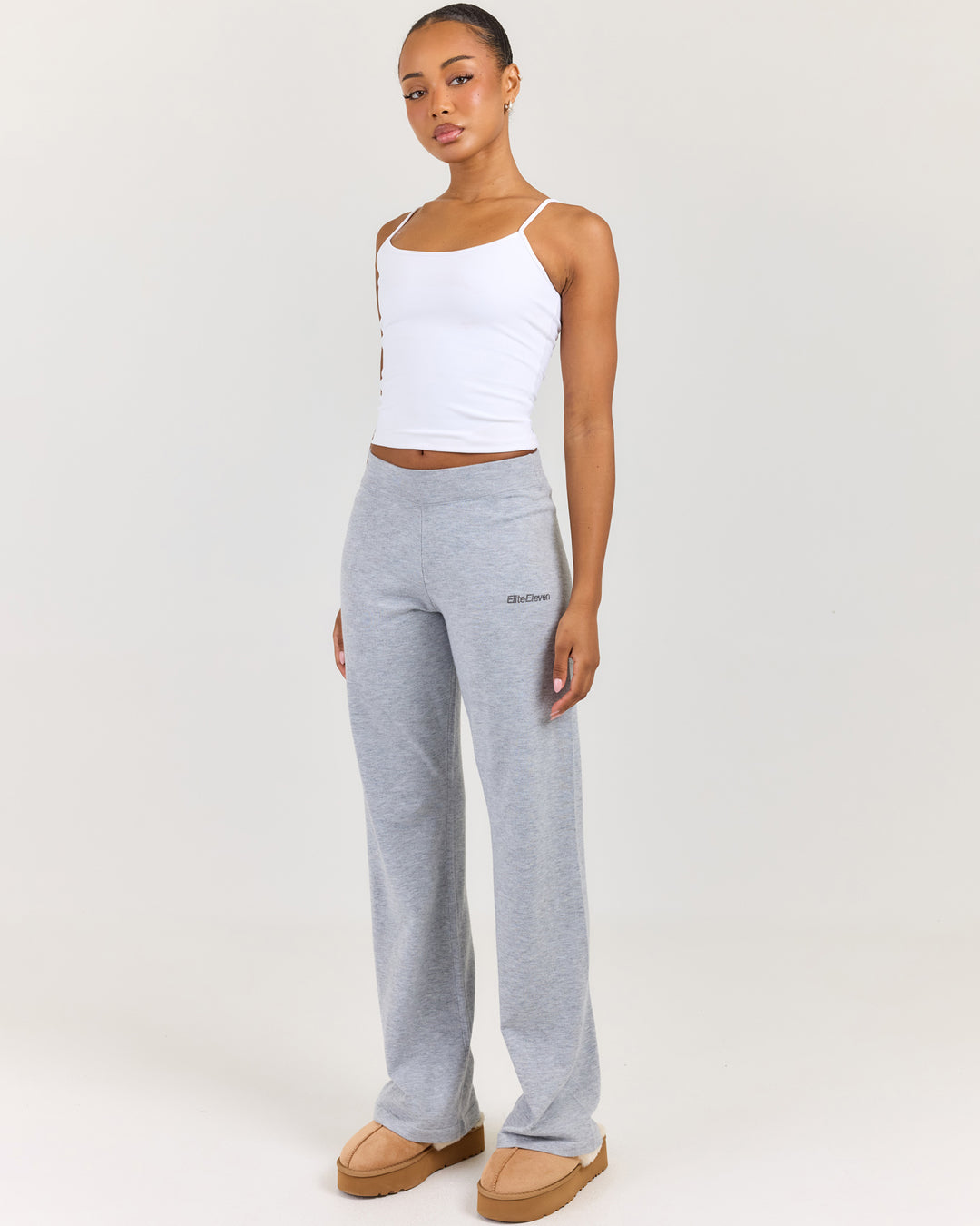 Lite Knit Pants - Grey Marle