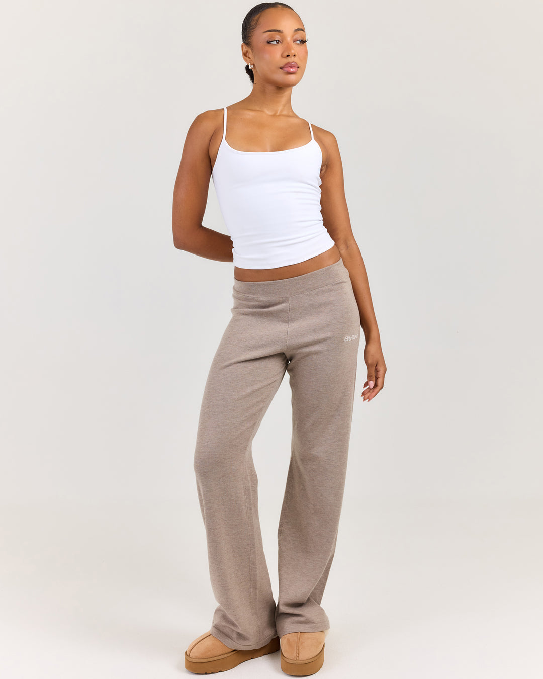 Lite Knit Pants - Toasted Cashew