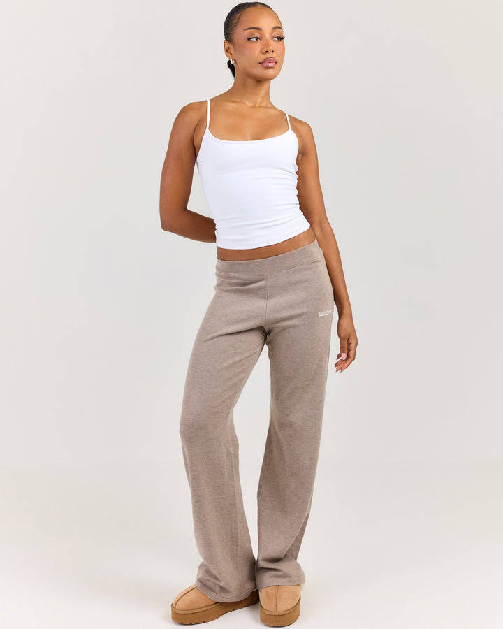 Lite Knit Pants - Toasted Cashew