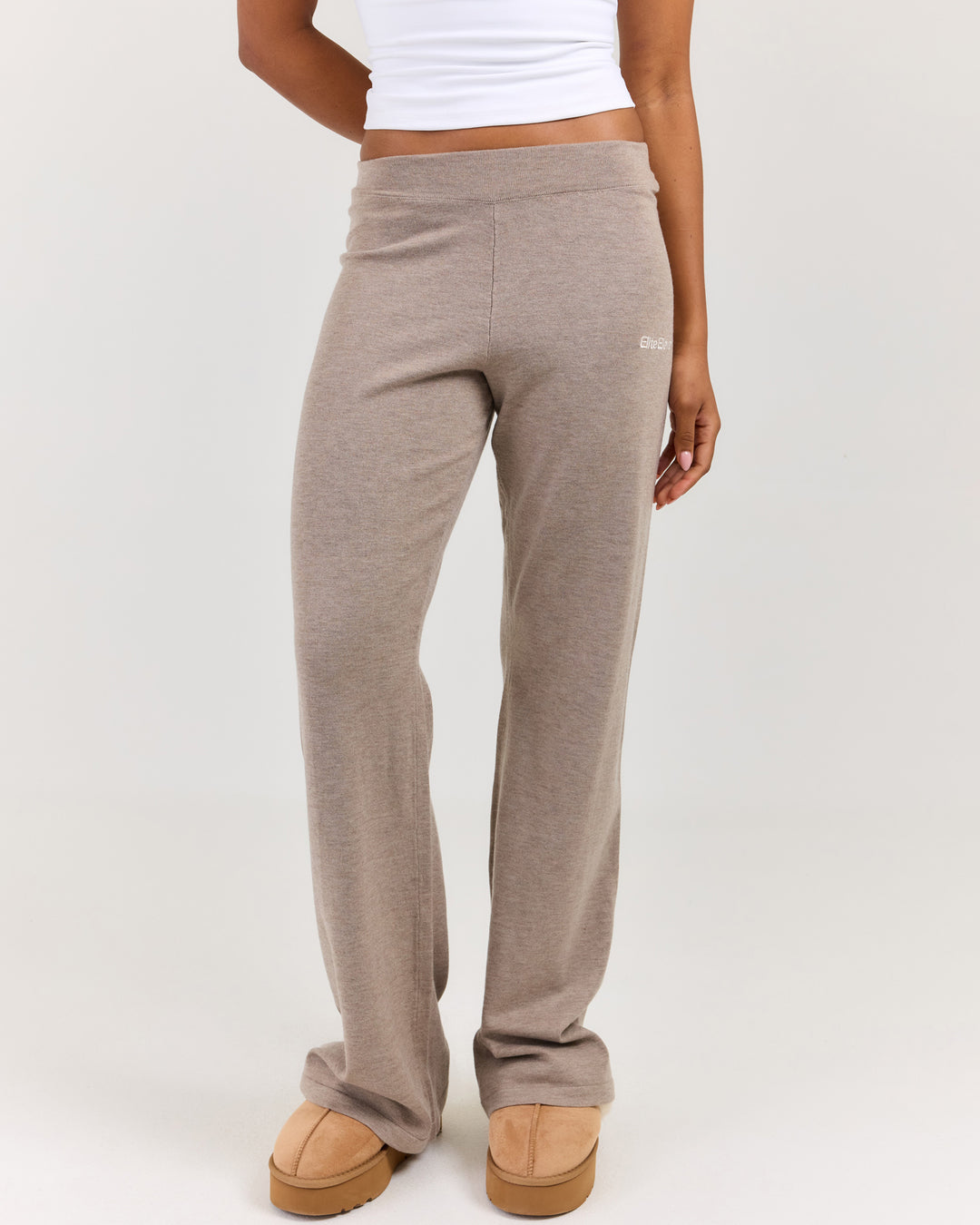 Lite Knit Pants - Toasted Cashew