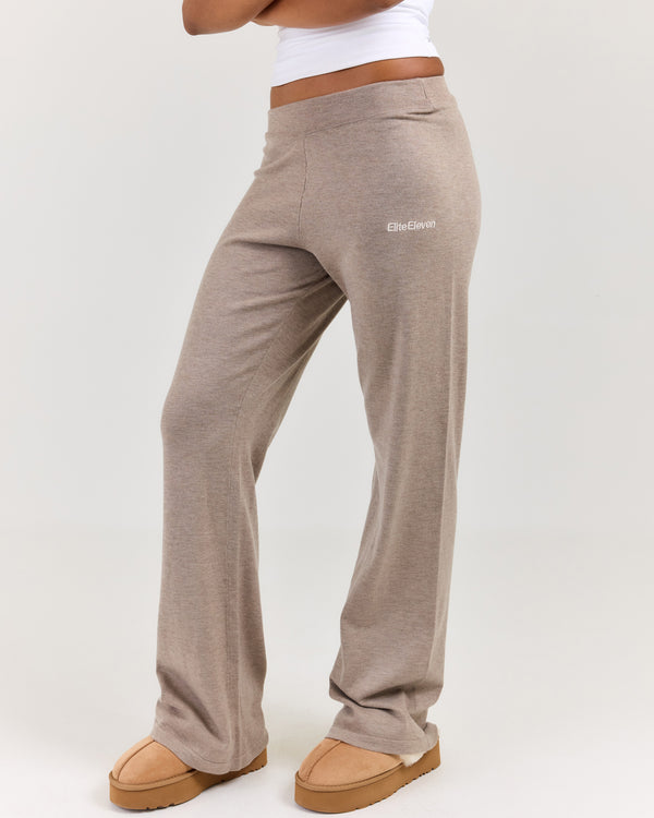 Lite Knit Pants - Toasted Cashew