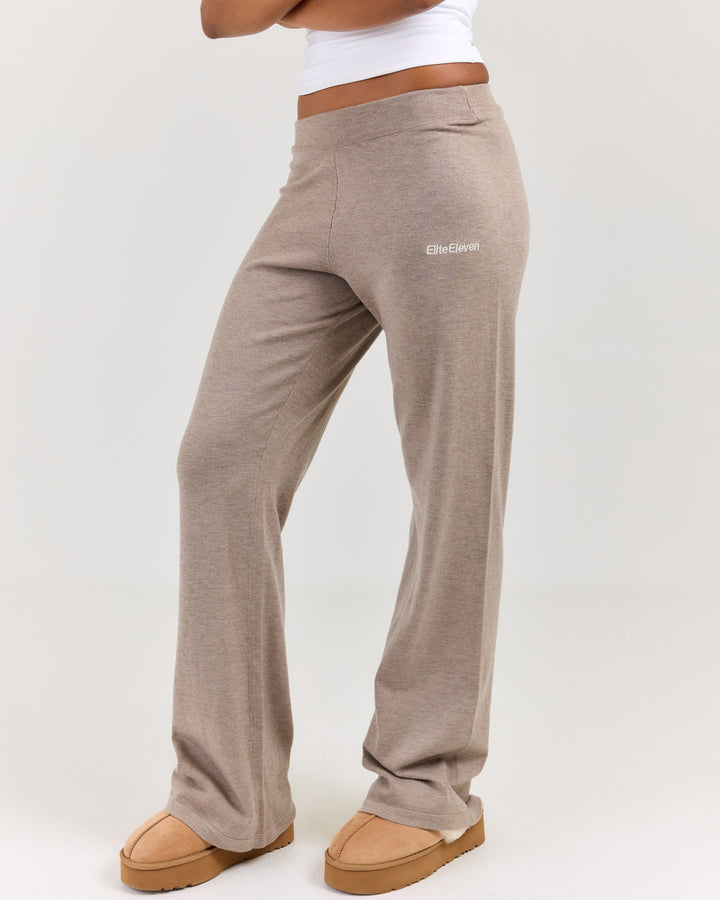 Lite Knit Pants - Toasted Cashew