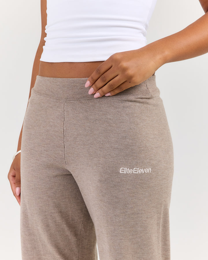 Lite Knit Pants - Toasted Cashew