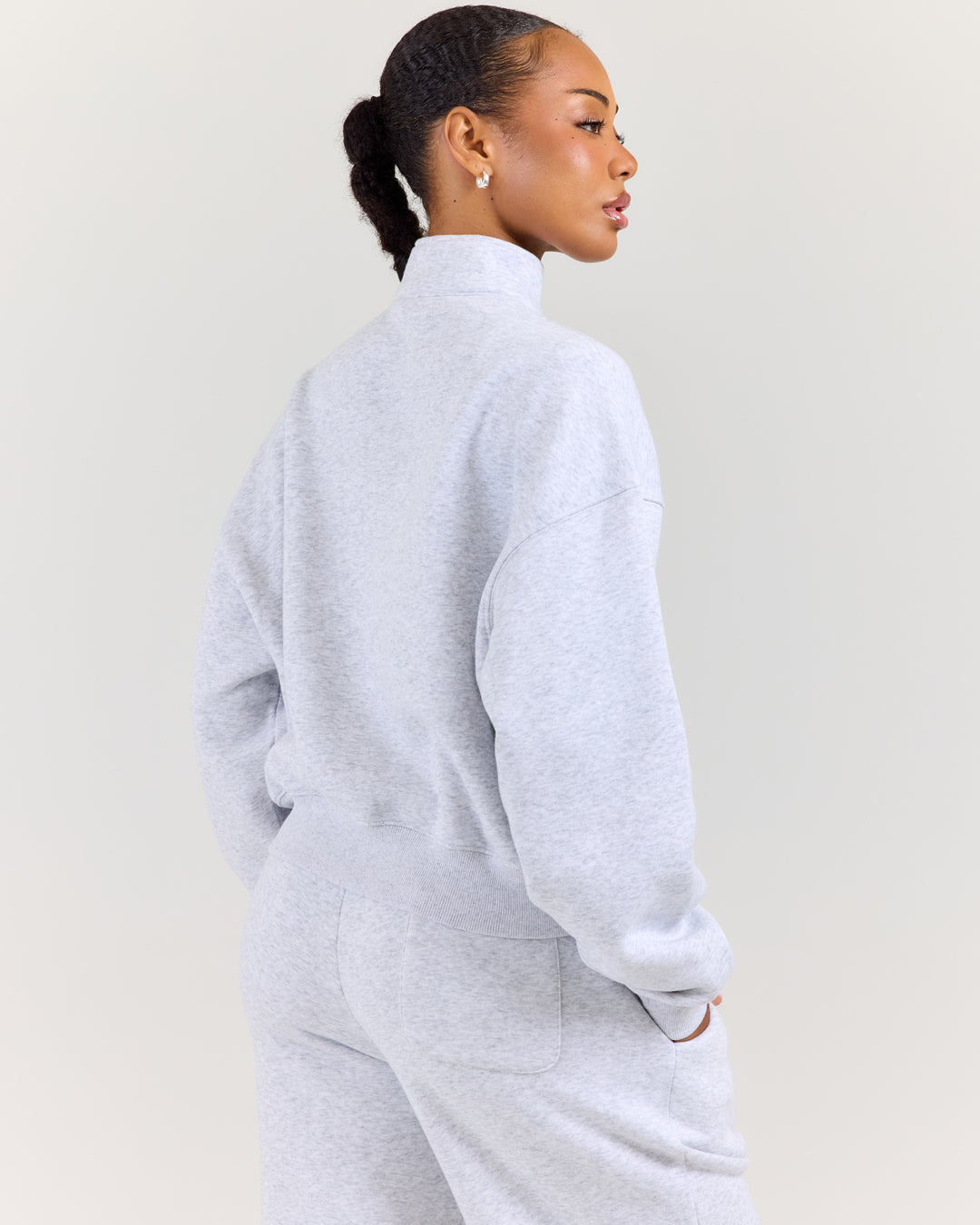 Omni Studio Women's 1/4 Zip - Grey Marle