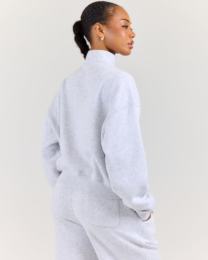 Omni Studio Women's 1/4 Zip - Grey Marle