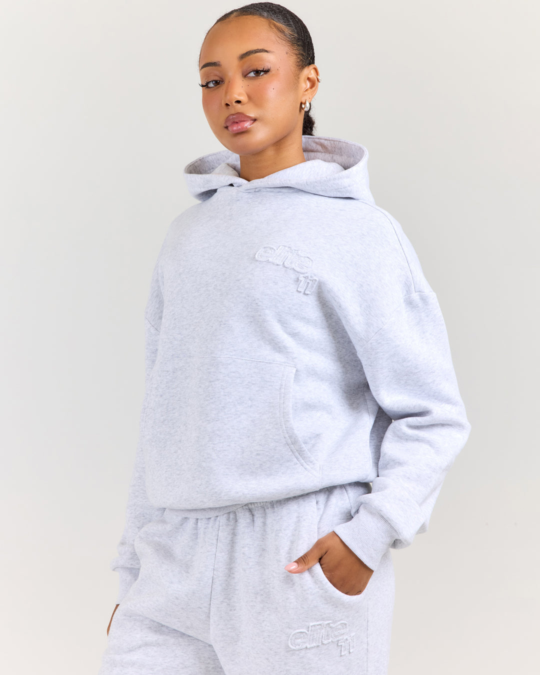Omni Studio Hoodie - Grey Marle