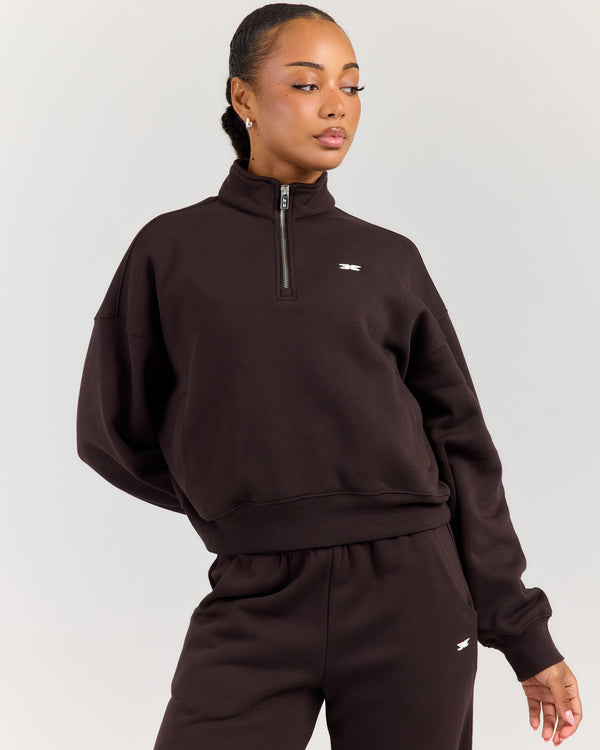 Omni Women's 1/4 Zip - Coffee Bean