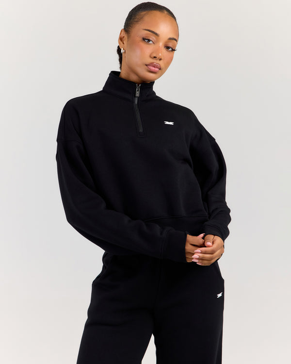 Omni Women's 1/4 Zip - Black