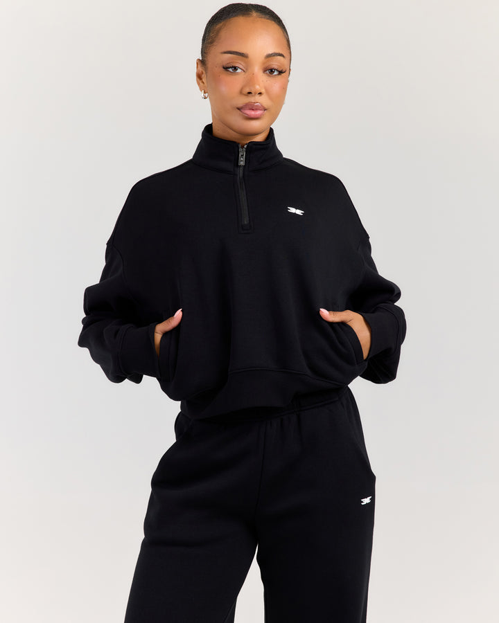 Omni Women's 1/4 Zip - Black