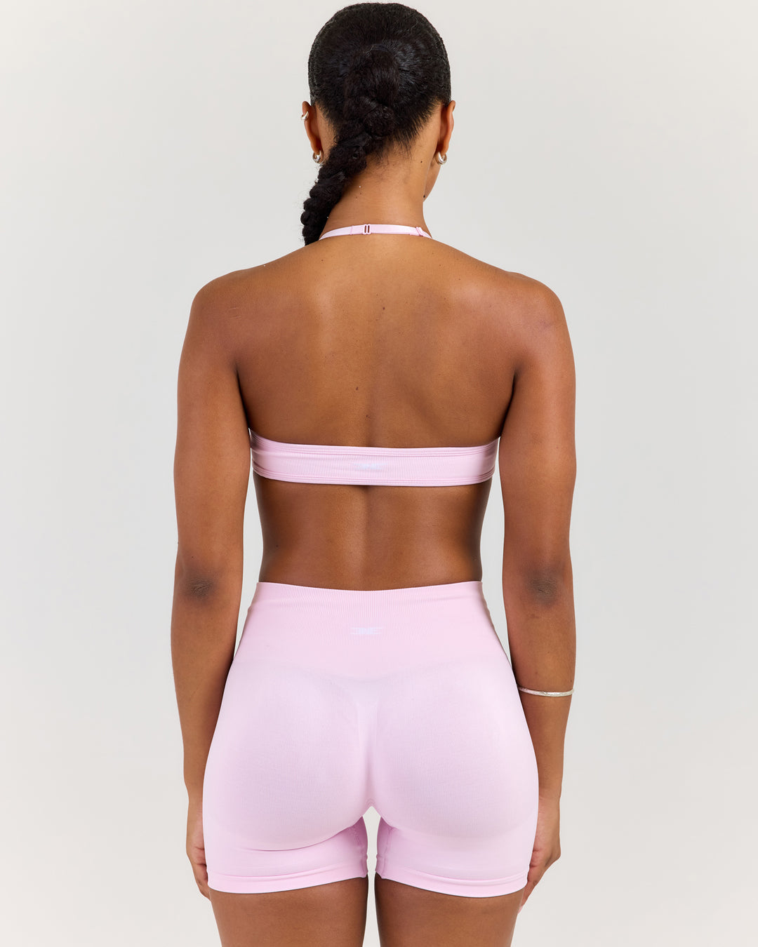 Elite Seamless Thin Halter Bra - Pink