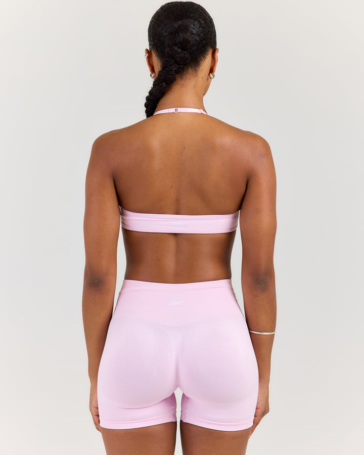 Elite Seamless Thin Halter Bra - Pink