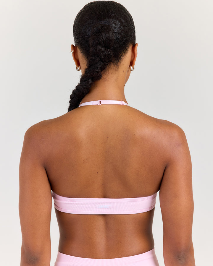 Elite Seamless Thin Halter Bra - Pink