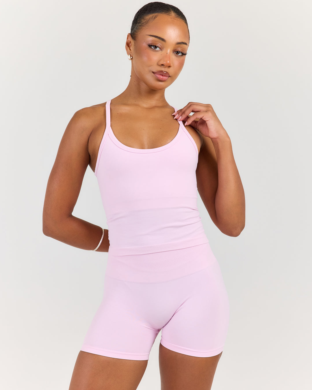 Elite Seamless Singlet - Pink