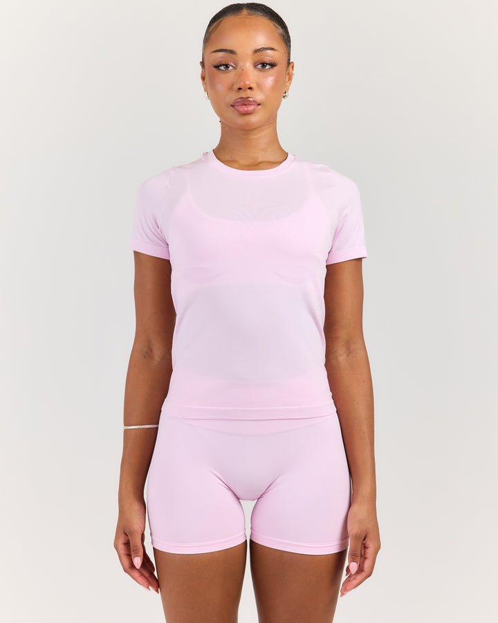 Elite Seamless Everyday Tee - Pink