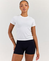 Elite Seamless Everyday Tee - White