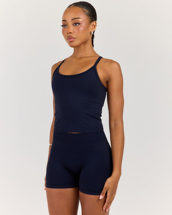 Elite Seamless Singlet - Navy