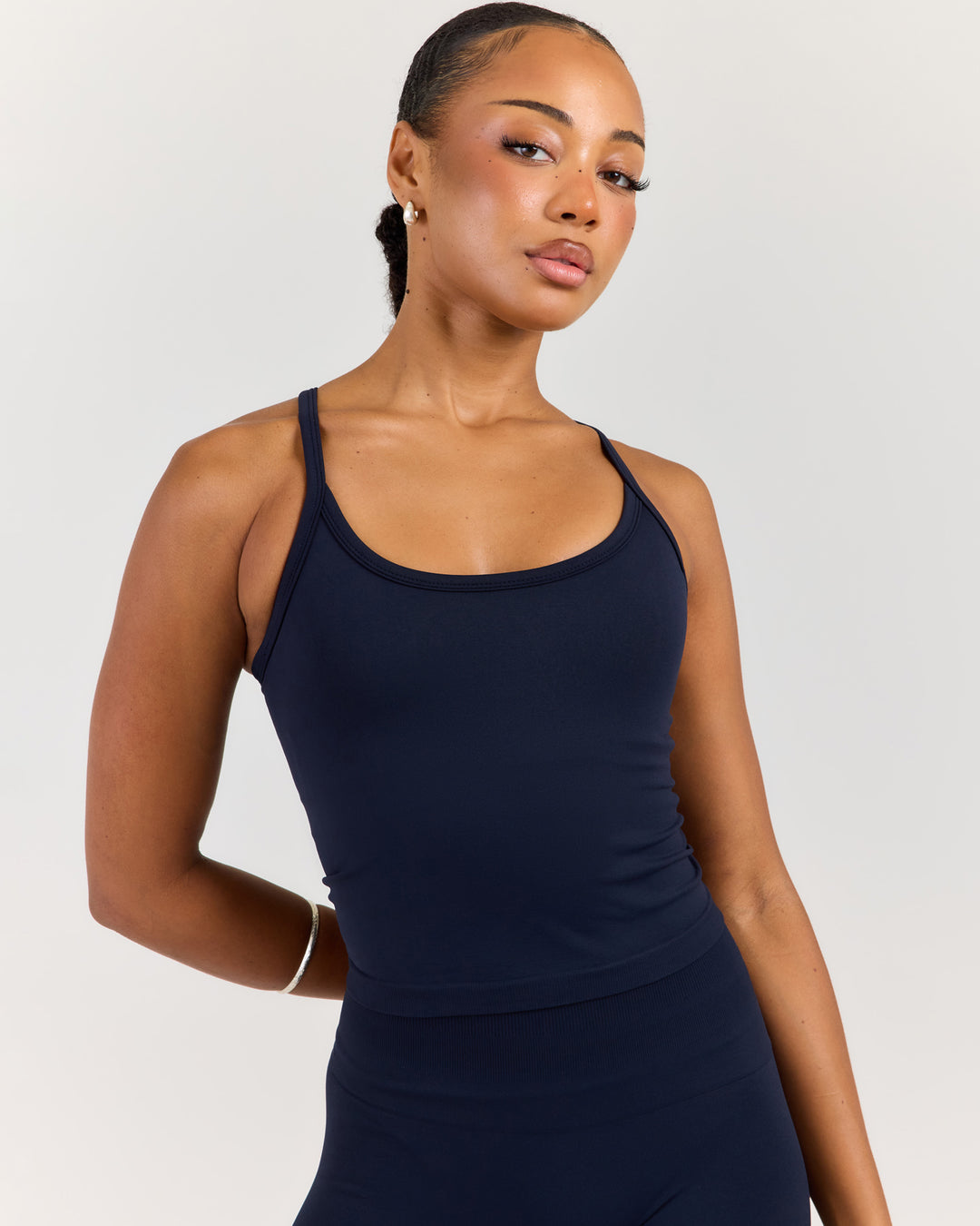 Elite Seamless Singlet - Navy
