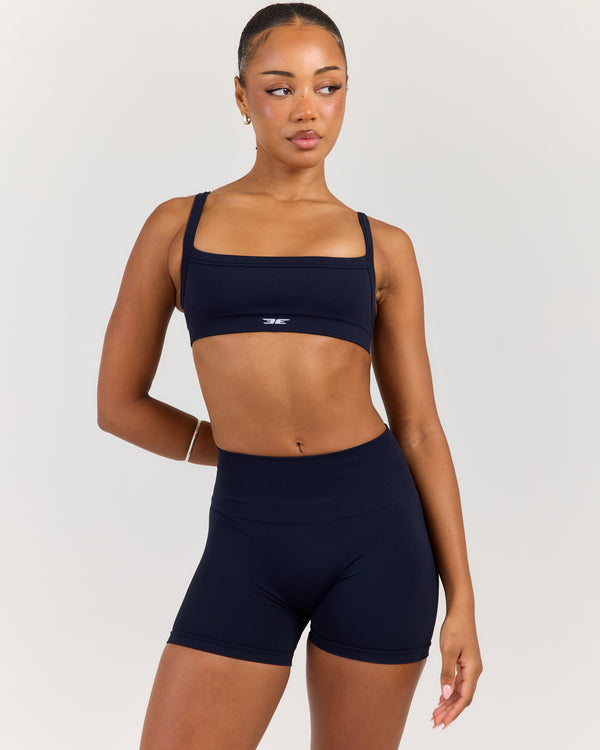 Elite Seamless Scoop Bra - Navy