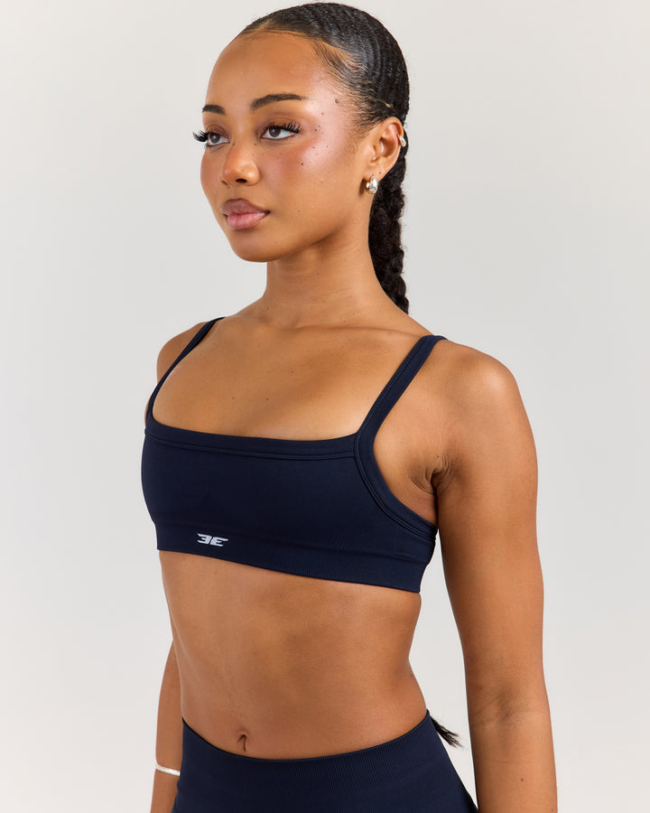 Elite Seamless Scoop Bra - Navy