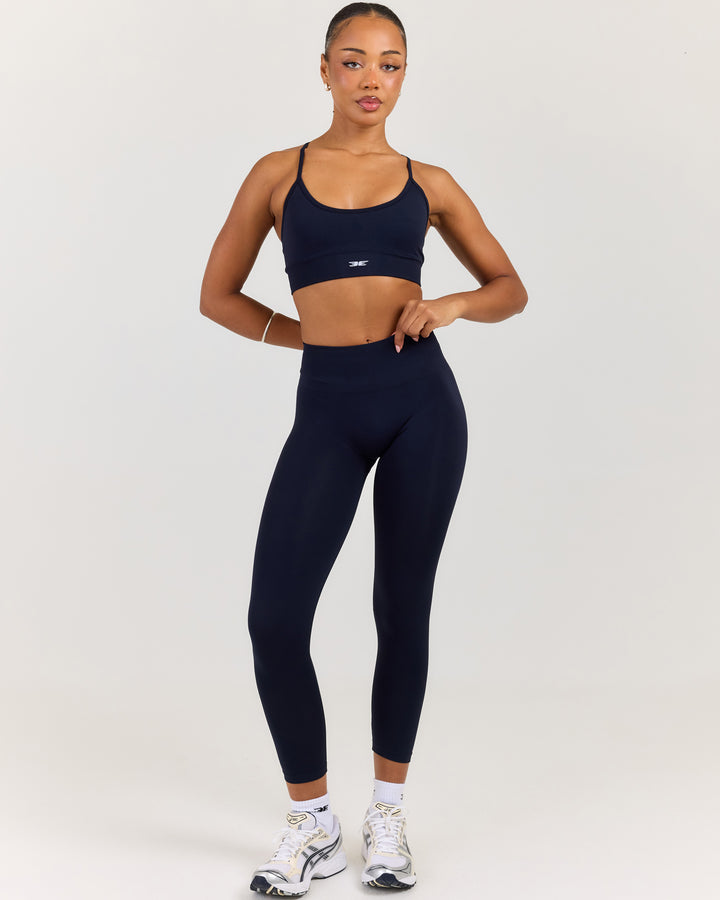 7/8 Elite Seamless Leggings V2 - Navy