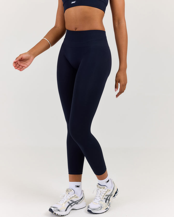 7/8 Elite Seamless Leggings V2 - Navy
