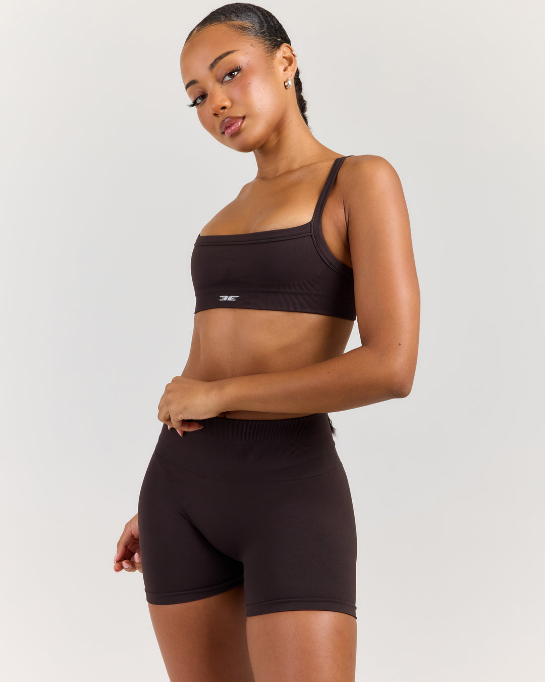 Elite Seamless Scoop Bra - Coffee Bean