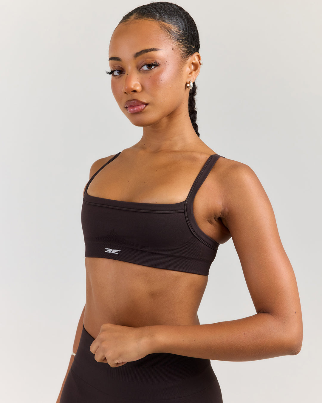 Elite Seamless Scoop Bra - Coffee Bean