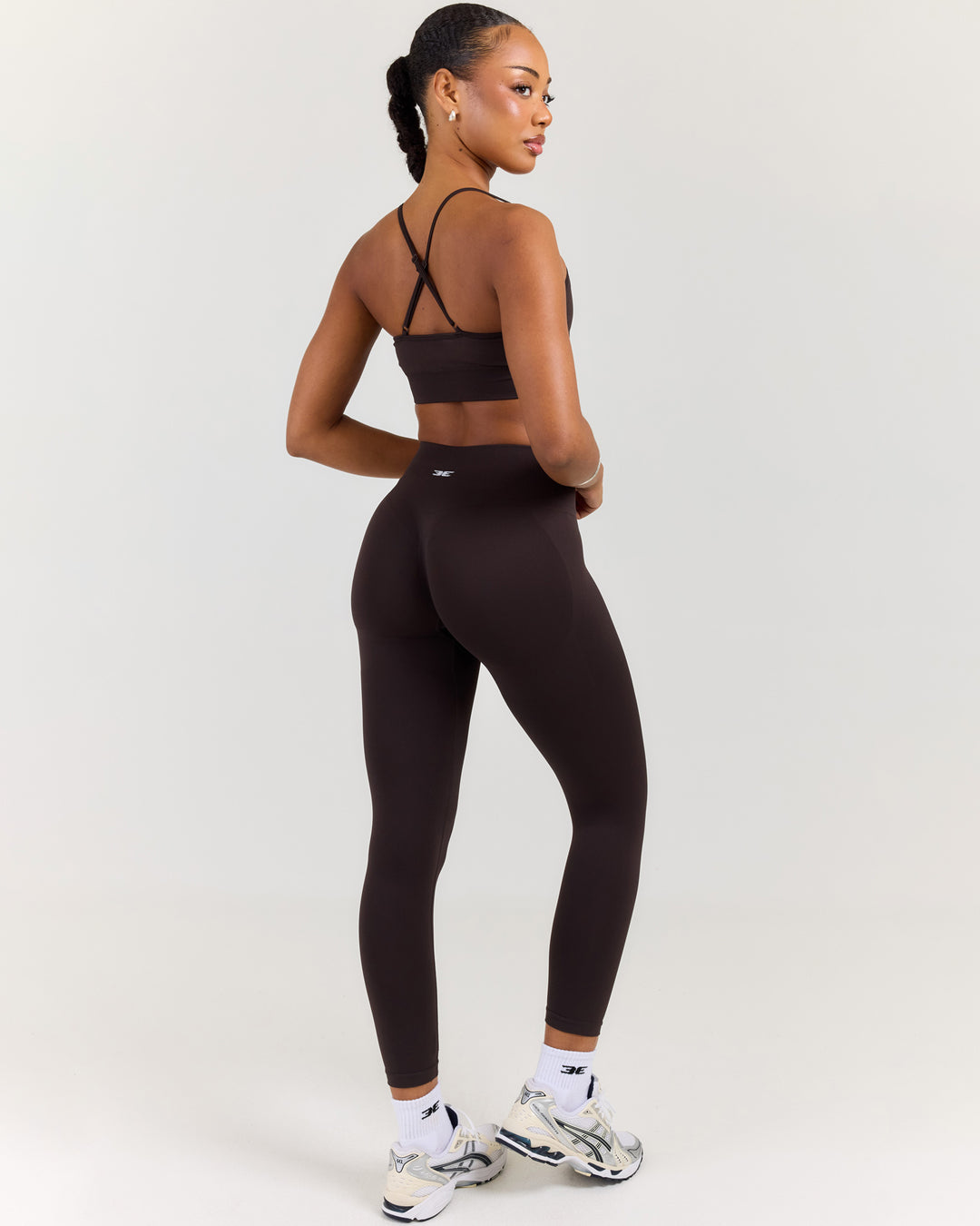 7/8 Elite Seamless Leggings V2 - Coffee Bean