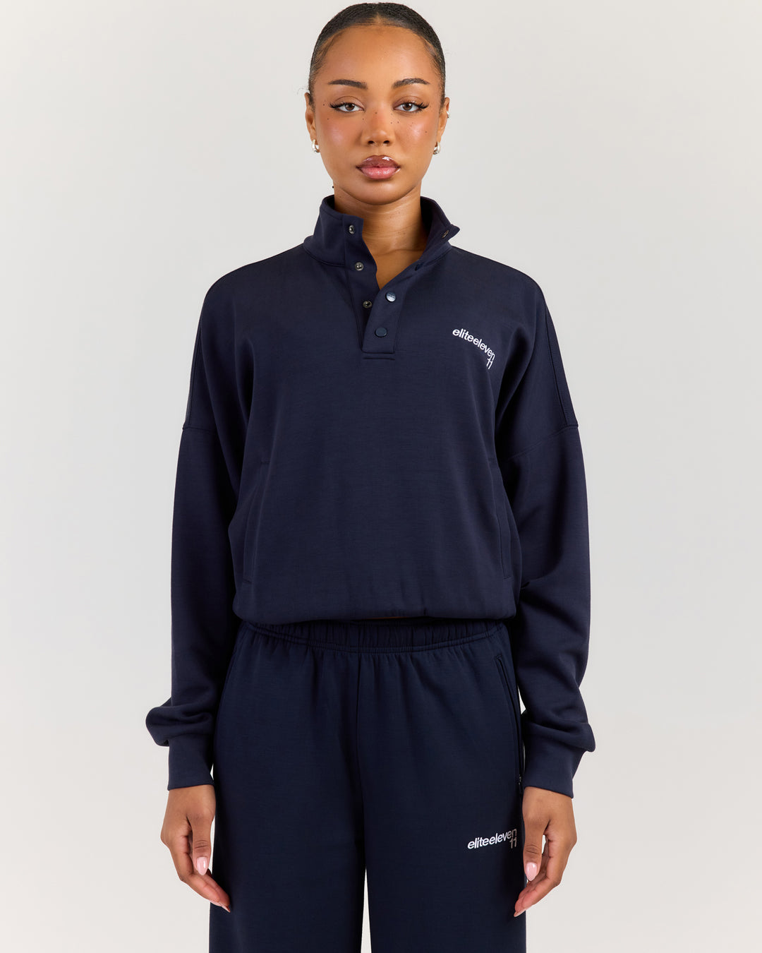 Airweave Snap Button Up - Navy
