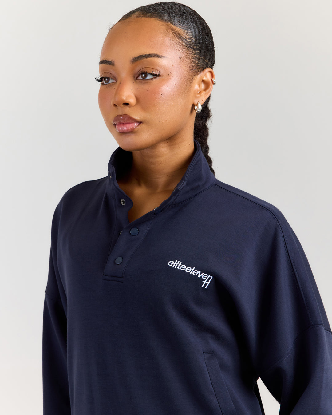 Airweave Snap Button Up - Navy