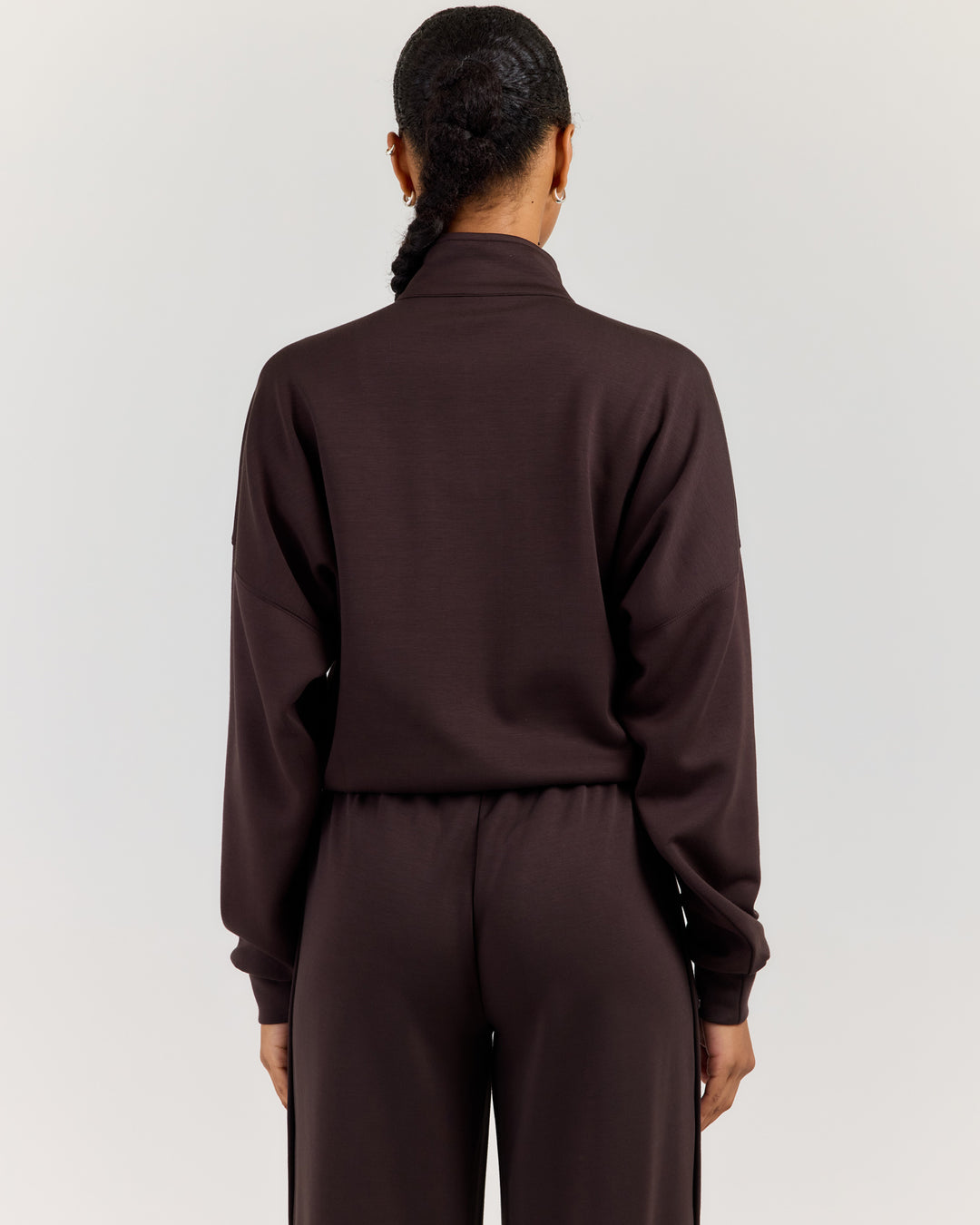 Airweave Snap Button Up - Coffee Bean
