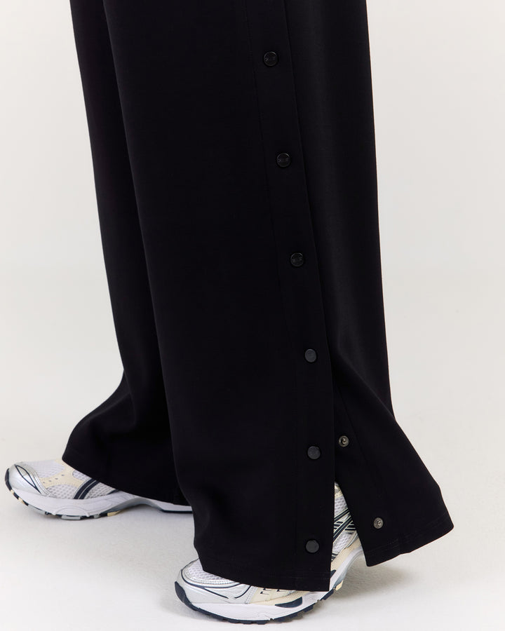 Airweave Snap Wide Leg Pants - Black