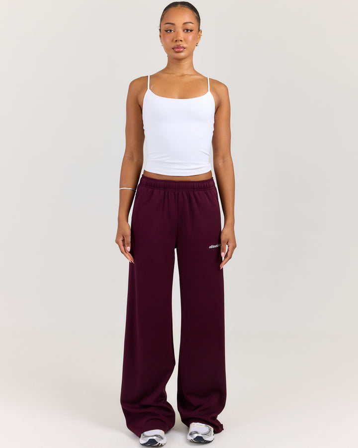 Airweave Snap Wide Leg Pants - Plum