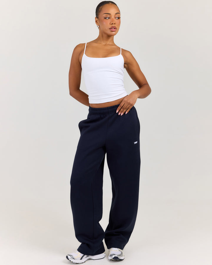 Classic Straight Leg Pants - Navy