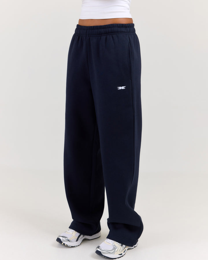 Classic Straight Leg Pants - Navy